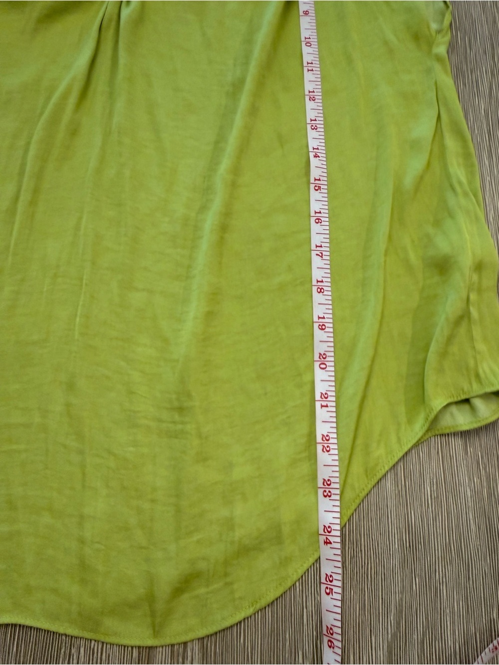 RACHEL Rachel Roy Chartreuse Green Short Sleeve Peasant Blouse - Picture 4 of 5
